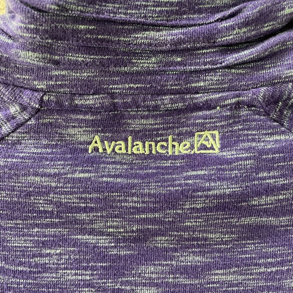 Avalanche Pullover 1/4 Snap Button Sweatshirt-Med… - image 5